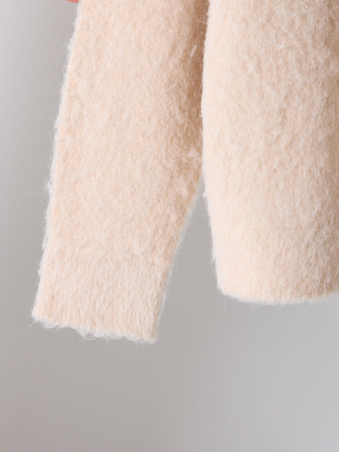 【 予約:11月中旬 】ALPACA MIX CARDIGAN /Y254-91122